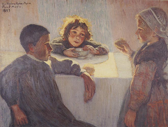 Breton Children Pont Aven (La Bonne Soupe)